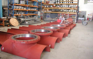 The world of Pipeline In-Situ Machining & Modification Different Sizes of Split Tee Fittings