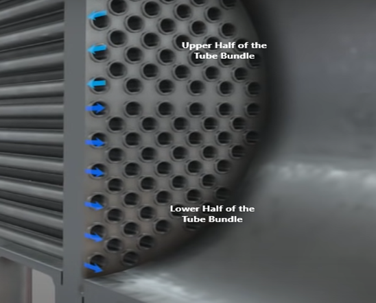 Heat Exchanger / Condenser / Boiler Tube Maintenance, Repair & Overhaul Half of the tube bundle