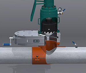 Difference between Hot Tapping and Line Stopping Hot tapping Cutter and Pilot Drill 300x256 1