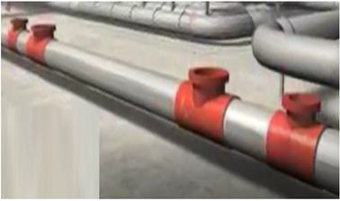 The world of Pipeline In-Situ Machining & Modification Welded Tees on the Pipes where hot tapping and stoppling is to be carried out and the new conduit is to be connected