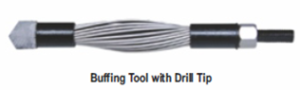 Heat Exchanger / Condenser / Boiler Tube Maintenance, Repair & Overhaul buffling tool with drill tip 300x90 3