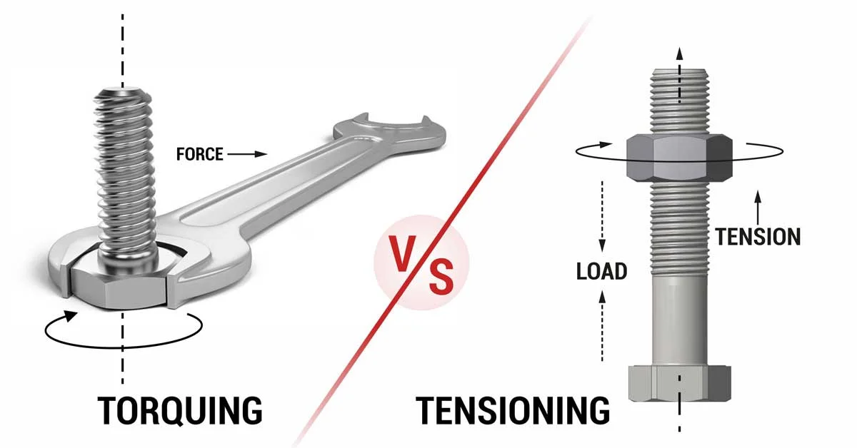Torquing vs. Tensioning: Choosing the Right Bolt Tightening Method