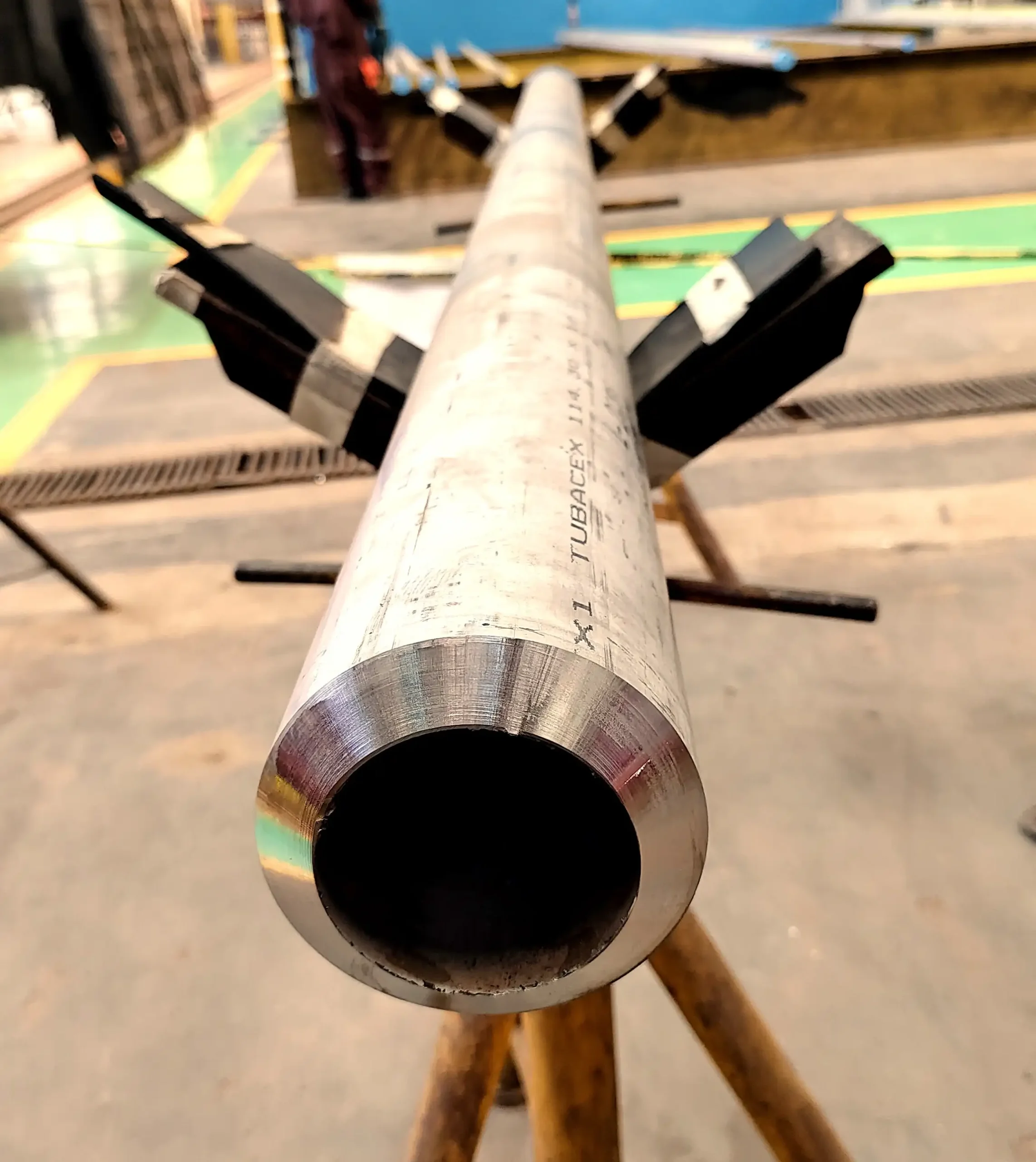 A Step-by-Step Guide to Pipe Cutting and Beveling Machines Finished beveling scaled