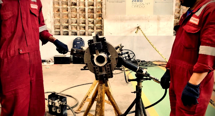 A Step-by-Step Guide to Pipe Cutting and Beveling Machines Pipe Cutting Hazira 501
